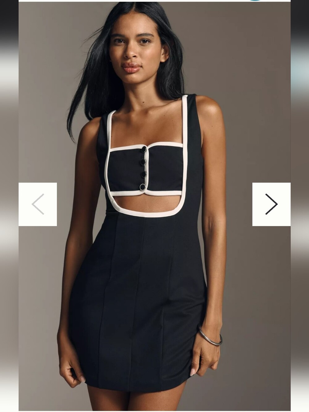NWT Sunday in Brooklyn Layered Cutout Mini Dress - Picture 1 of 4